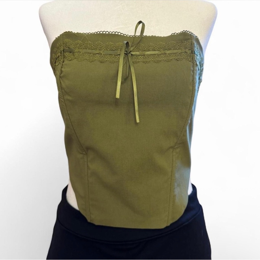 PacSun Green Corset Top